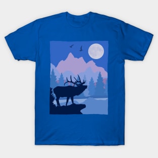 Caribou in the Mountains T-Shirt